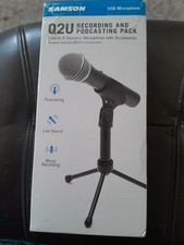 Samson Q2U Recording and Podcasting Pack USB/XLR Dynamic Mi…