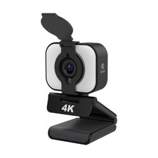 4K Webcam with light,  3 Adjustable Brightness with microph…