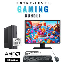 Entry Gaming SFF Desktop PC Bundle Intel i5 8GB RAM 128GB S…