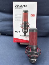New HyperX Quadcast 20Hz - 20kHz USB Microphone HX-MICQC-BK