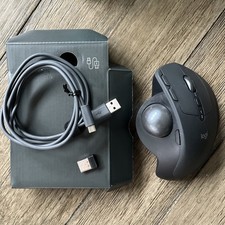 Logitech 910-005180 MX Ergo Wireless Trackball Mouse - Black