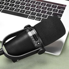 Black Foam Windscreen Compatible with For Shure MV7 MV7X fo…