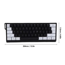 60 Percent RGB Keyboard 61 Keys Wired Mechanical Feel For L…