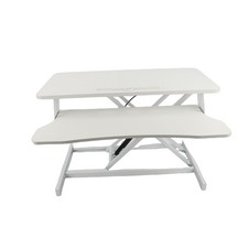 2 Tier L-Stand Up Desk Converter For Home Office Use Recomm…