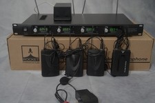 4-Channel Professional VHF Lapel / Lavalier Wireless Microp…