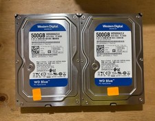 2x WD Western digital Blue WD5000AZL 500GB SATA HDD Desktop…