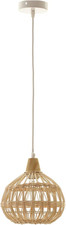 Loom Rattan Pendant Light, Natural Woven Shade, Iron Fixtur…