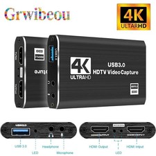 USB 3.0 HDMI Video Capture Card 4K 1080P 60fps Game Video R…