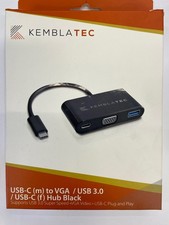 Type C to VGA | USB-c | USB- HUB Adapter for Macbook/Windows