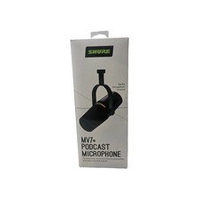 Shure MV7+ Podcast Microphone USB-C/XLR Dynamic Vocal Mic B…