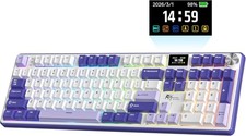 S104 Full Size Wireless Mechanical Keyboard w/Screen & Knob…