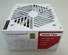 600W White 80+ Gold Fully Modular Power Supply