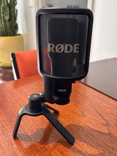Rode NT-USB Black USB Microphone, 3.5mm, Headphone Jack, Tr…