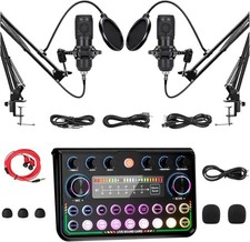 Podcast Equipment Bundle, Streaming Microphone Podcast Star…