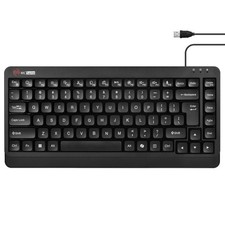 Plug and Play ABS 84 Keys 1.5m Cable Wired USB Industrial K…