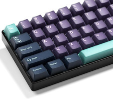 XVX Double Shot PBT Keycaps Set 216 Keys, Cherry Profile Cu…