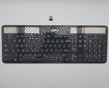 Logitech K750 Wireless Solar Keyboard Black with USB Unifyi…