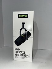 Shure MV7+ Podcast Microphone Enhanced Auto Level Audio Str…