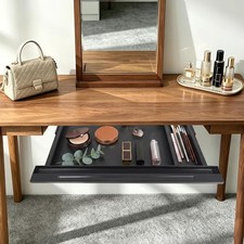 Under Desk Drawer 52cm, Pull-Out Desk Organizer with Smooth…