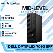 Dell OptiPlex 7090 SFF Mid-Level Gaming PC i5-10505 16GB RA…