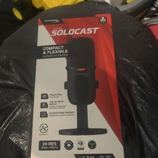 HyperX SoloCast – USB Condenser Gaming Microphone, for PC, …