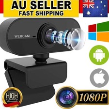 Webcam with Microphone Full HD 1080P Laptop Desktop MAC Cam…