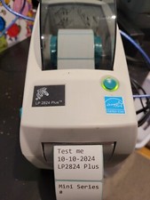 Used Working Well Zebra LP2824 Plus USB Direct Thermal Labe…