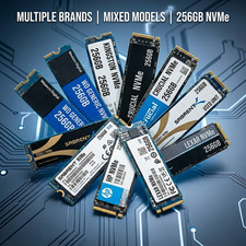 One 256GB NVMe M.2 2280 SSD Health 90%+ | Mixed Brand Micri…