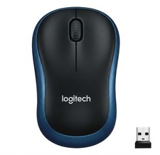 Logitech M185 Wireless Optical Mouse + USB Receiver Fit Com…