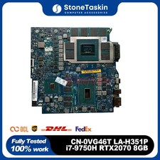 CN-0VG46T EDQ51 LA-H351P For Dell Alienware M17 R2 MB I7-97…