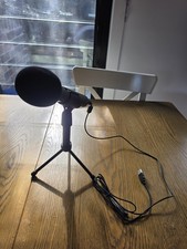Samson Q2U USB Cardioid Dynamic Microphone Black w/ Tripod …