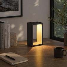 Minimalist Portable Cordless LED Desk Lamp, Adjustable Brig…