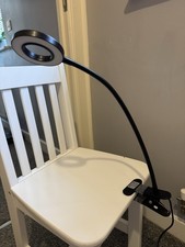 LED Ring Light with Clip & Flexible Gooseneck – Dimmable US…