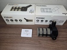 RODE PodMic XLR Dynamic Podcast Streaming Microphone Used