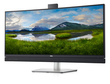 Dell C3422WE 34" Curved WQHD Monitor USB-C Webcam Speakers …
