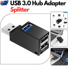 USB 3.0 Hub Adapter Splitter 1 to 3 for PC Laptop