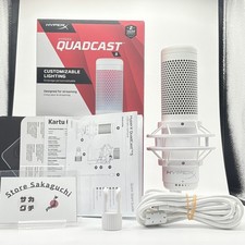 HyperX QuadCast S White 519P0AA USB-C Condenser Gaming Micr…