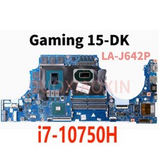 For HP Gaming 15-DK Laptop Motherboard i7-10750H GTX1660 Ti…