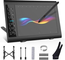 Graphics Drawing Tablet 10 x 6 Inch Large Active Area Digit…