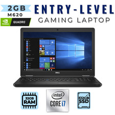 Dell Precision 3520 15" FHD Gaming Laptop i7-7820HQ 512GB 3…