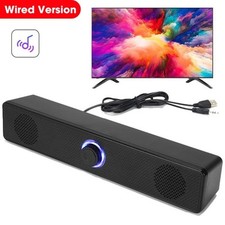 4D Surround Computer Soundbar AUX/Bluetooth TV Subwoofer  C…