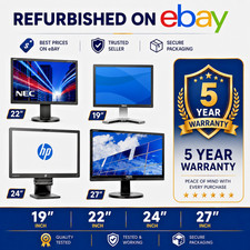 19" 22" 24" 27" PC MONITOR VGA / HDMI | FLAT SCREEN / FRAME…