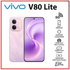 VIVO V80 Lite 8GB+256GB PINK Dual SIM Octa Core Unlocked An…