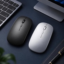 Ergonomic Wireless Bluetooth Mouse Plastic Silent for Offic…