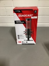 HyperX QuadCast USB Microphone (Anti-Vibration, Tap-to-Mute…