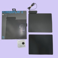 Logitech G POWERPLAY 2 Wireless Charging Mouse Pad Black RP…