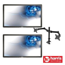 2 Units Dell U2212HMc 22" IPS UltraSharp Monitors + i+ iDee…