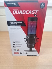 HyperX QuadCast S USB Microphone - Black