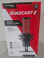 NEW HyperX QuadCast 2 USB Microphone USB-C - Black