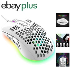 Ultralight Ergonomic Gaming Mouse with RGB Backlight, 4 DPI…